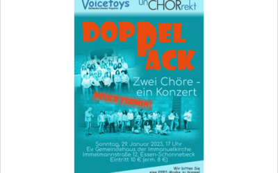 Doppelpack. unCHORrekt und Voicetoys – neu: 29.01.2023