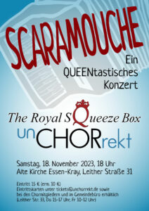 Plakat zum Konzert 