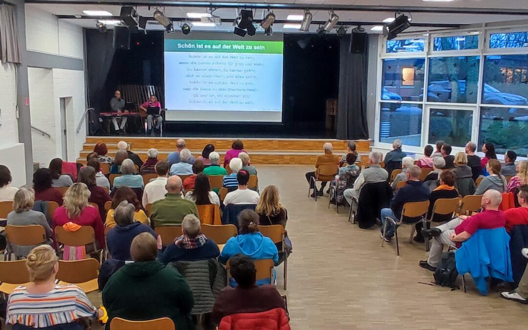 Riesen-Spaß beim Rudelsingen