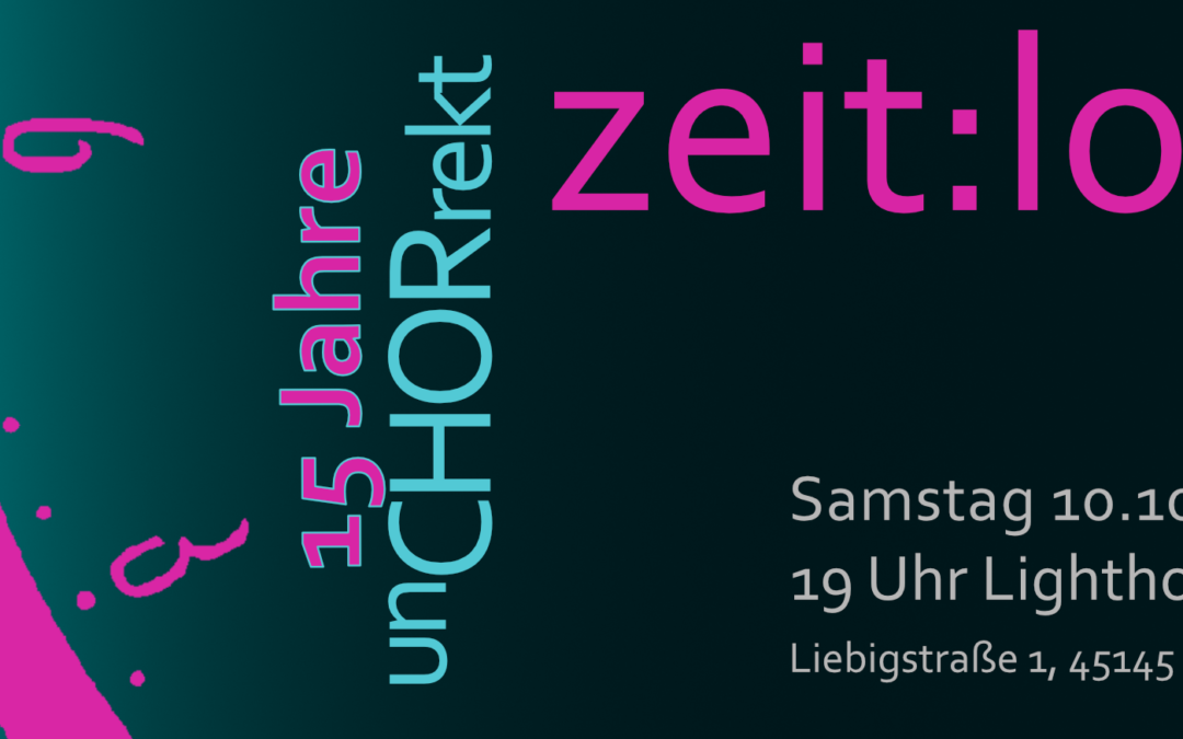 Von wegen „ZEIT:LOS“ – der Countdown läuft